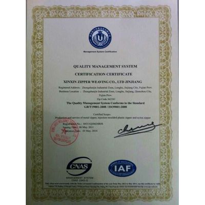 Quality Certification